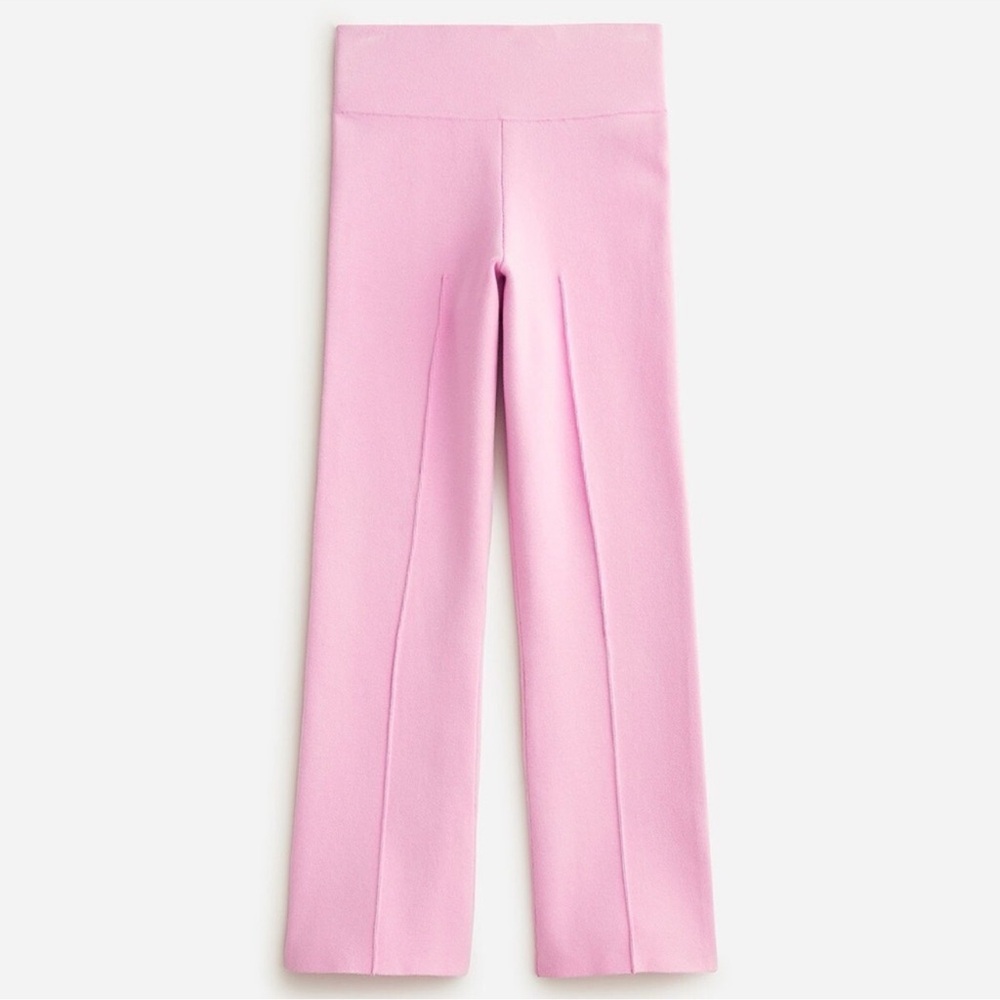 J Crew Delaney Kickout Sweater Ankle Pant Classic Pink Clean Girl - Picture 14 of 14
